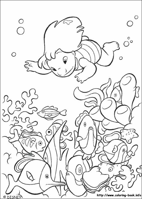 Lilo and Stitch coloring picture